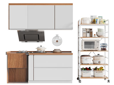 现代整体橱柜 吊柜 厨具置物收纳架