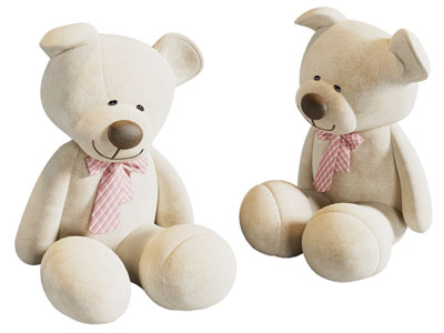 现代儿童小熊玩偶玩具