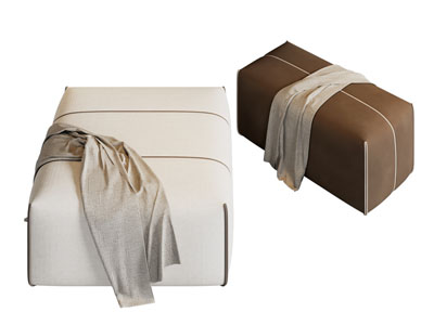 现代长方形坐墩 沙发凳子 脚踏