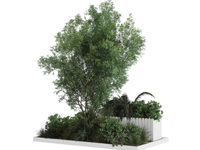 现代花坛花箱树木花草景观园艺小品