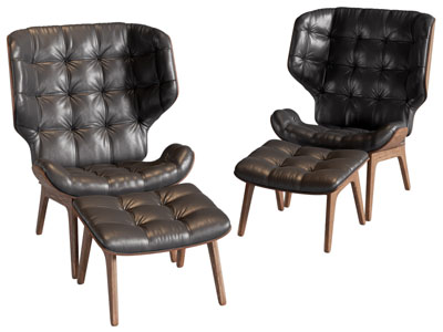 现代休闲椅子 脚踏