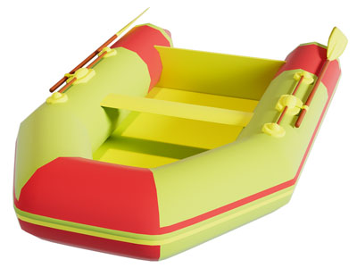 现代皮筏艇 充气救生艇