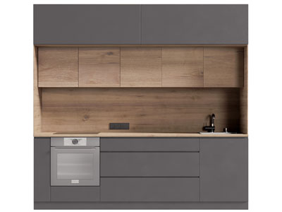 现代整体橱柜 吊柜