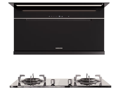 现代燃气灶 抽油烟机 厨房电器3d模型 现代燃气灶 抽油烟机 厨房电器