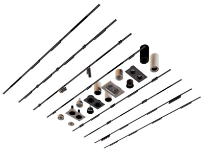 现代轨道磁吸灯 筒灯射灯