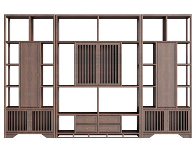 新中式装饰柜 博古架