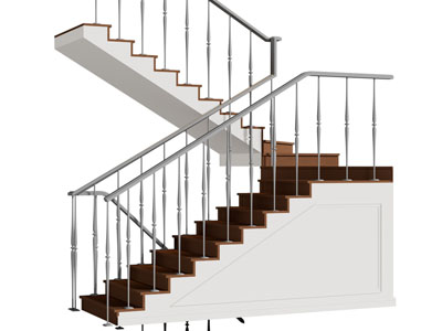 现代旋转楼梯3d模型 现代旋转楼梯