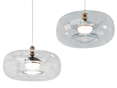 现代玻璃灯罩吊灯