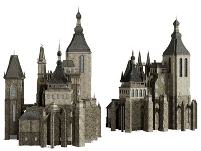 欧式哥特式教堂