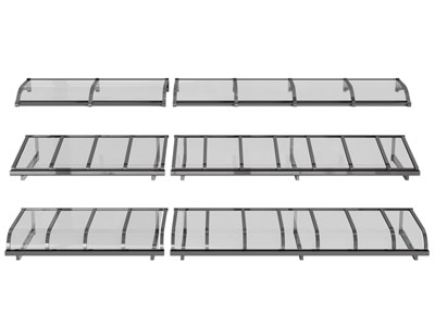 现代玻璃雨棚 遮阳棚