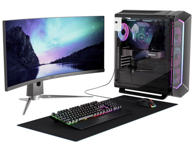 现代电脑 主机 显示屏 鼠标键盘3d模型 现代电脑 主机 显示屏 鼠标键盘