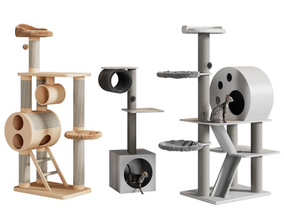 现代猫爬架 猫玩具 猫窝 生活用品