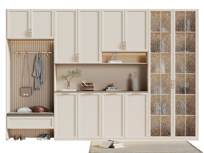 现代加宽玄关装饰鞋柜