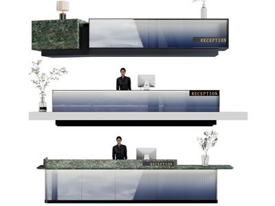现代前台接待台