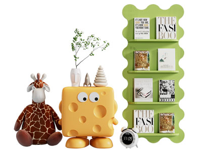 现代儿童卡通装饰书柜 床头柜