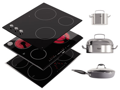 现代电磁炉 锅具 厨房电器 厨具3d模型 现代电磁炉 锅具 厨房电器 厨具