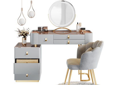 现代轻奢化妆 梳妆台