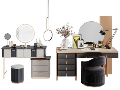 现代轻奢化妆 梳妆台