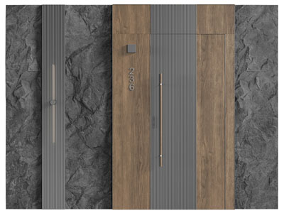 现代装饰隐藏门的背景墙 门牌3d模型 现代装饰隐藏门的背景墙 门牌