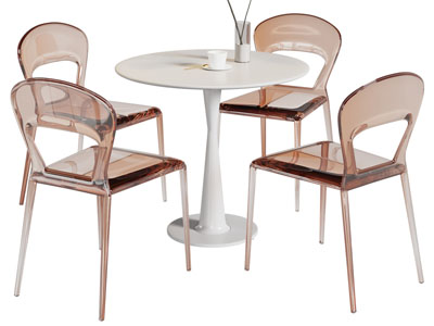 现代洽谈休闲餐桌椅组合