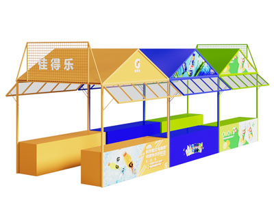 现代市集活动摊位 店铺 服务车 美陈3d模型 现代市集活动摊位 店铺 服务车 美陈