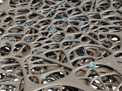 现代竹炭凝胶颗粒 分子