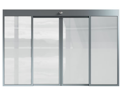 现代感应大门 玻璃推拉门