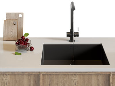 现代洗菜盆 砧板 水果 厨具