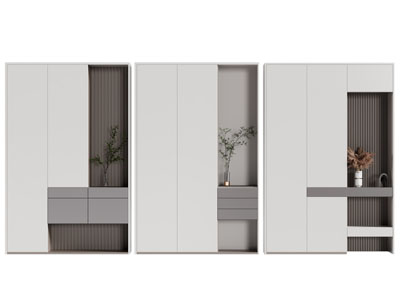 现代玄关装饰鞋柜