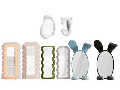 现代花边装饰镜子 穿衣镜子 墙饰