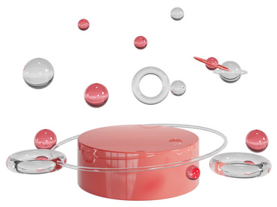 现代行星美陈 摆件组合