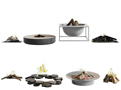 现代户外火炉 篝火 火盆