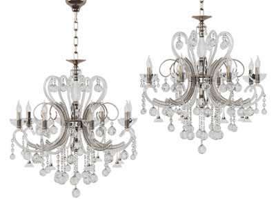 欧式水晶吊坠吊灯