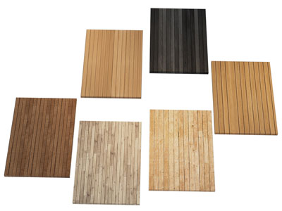 现代栅格板 防腐木地板 地面拼花