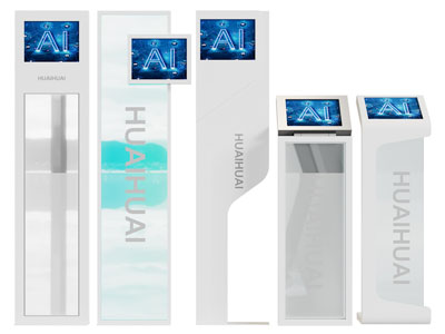 现代智能查询一体机3d模型 现代智能查询一体机