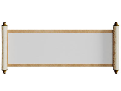 新中式卷轴 美陈