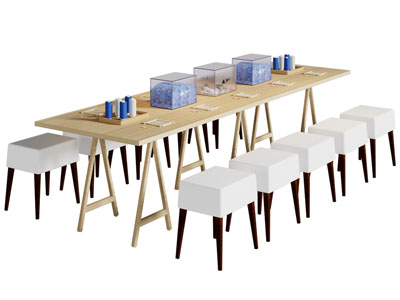 现代手工桌椅组合