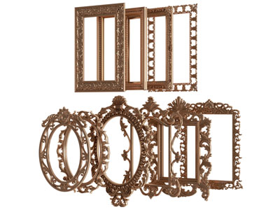 欧式雕花边框 画框