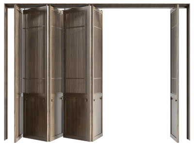 现代中古风折叠推拉门