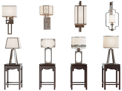 新中式壁灯 台灯