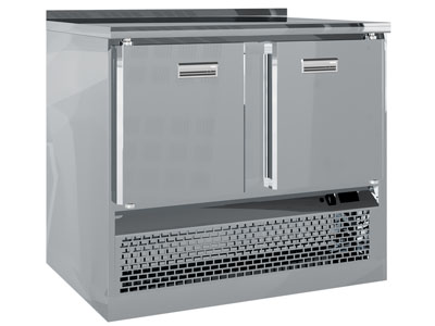 现代后厨厨房不锈钢冰箱 冰柜桌3d模型 现代后厨厨房不锈钢冰箱 冰柜桌