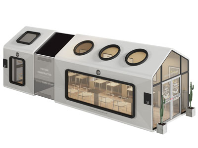 现代别墅 民宿 酒店 自建房 咖啡馆 太空舱