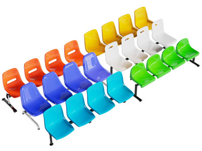 现代排椅 公共椅子