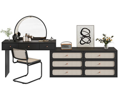 法式化妆 梳妆台