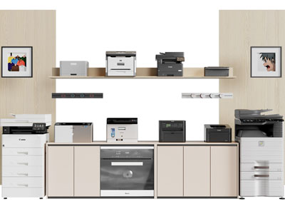 现代复印机 打印机办公电器3d模型 现代复印机 打印机办公电器