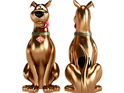 现代狗雕塑雕刻 摆件组合