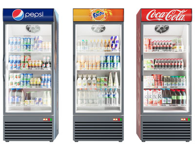 现代冷饮 饮料冰柜 展柜 商用冰箱3d模型 现代冷饮 饮料冰柜 展柜 商用冰箱