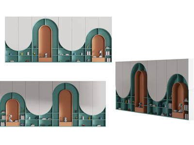 现代儿童装饰书柜