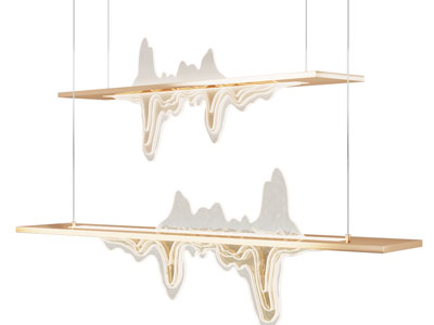 新中式山脉吊灯