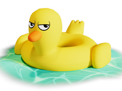 现代玩具小黄鸭 玩偶